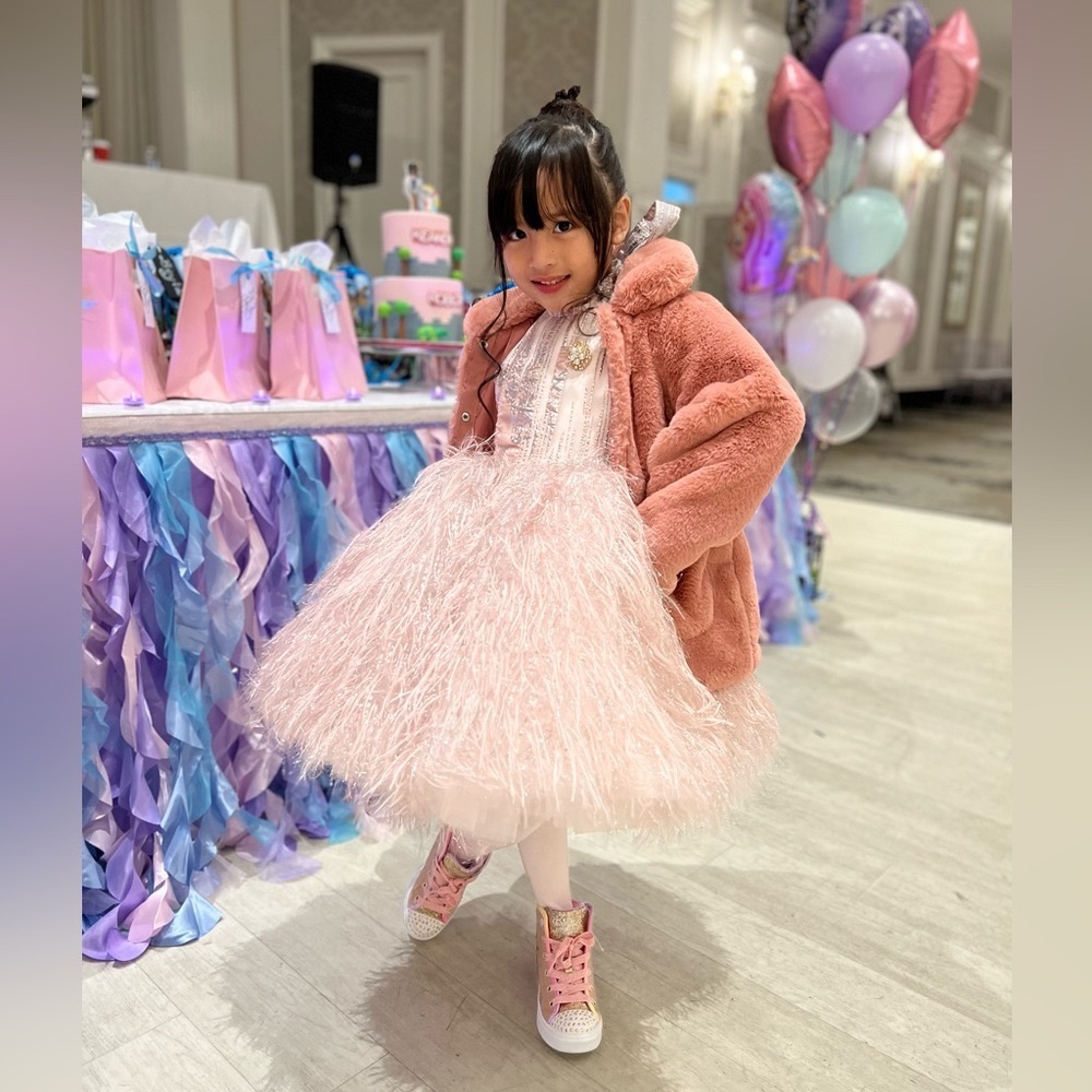 Very fancy gown for kids!